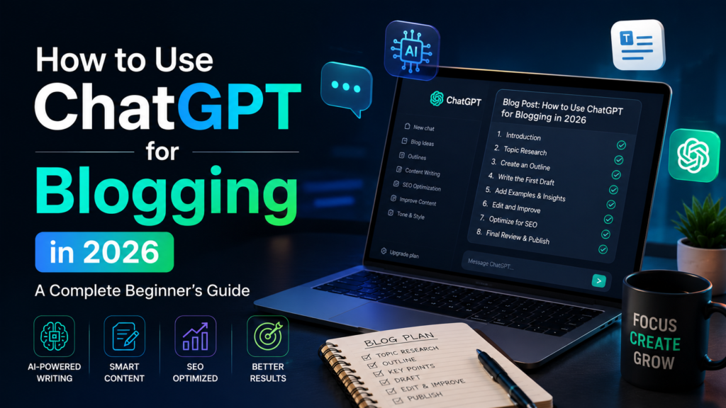 How to Use ChatGPT for Blogging in 2026: 7 Proven Steps to Create Better, Human-Led Content